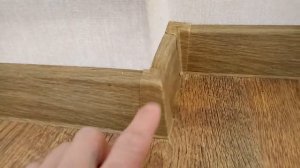 Установка плинтуса из пластика !