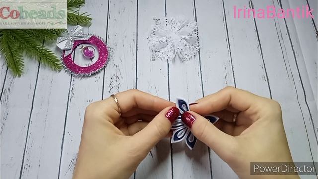 хит продаж! снежинки канзаши!#cobeads смотреть онлайн