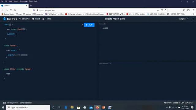 Dart Bangla Tutorial ! OOPs Constructor Override ! Lecture 35 смотреть онлайн