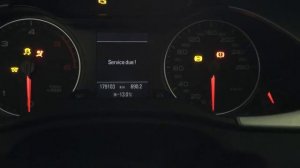 Холодный запуск AUDI A4 B8 2.0TDI