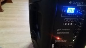 Акустическая колонка CLARITY MAX15 обзор