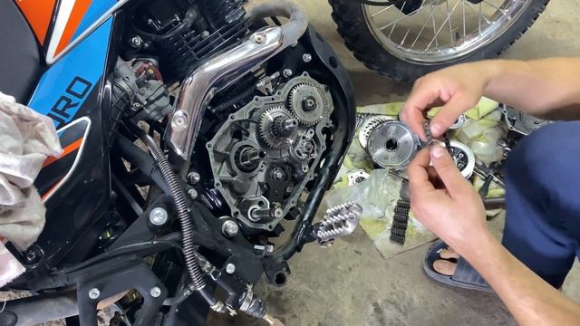 Тюнинг и доработка сцепления Racer panther 250 и многих других двигателей❗️ смотреть онлайн