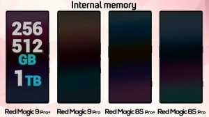 Nubia Red Magic 9 Pro+ vs Nubia Red Magic 9 Pro vs Nubia Red Magic 8S Pro+ vs Nubia Red Magic 8S Pr
