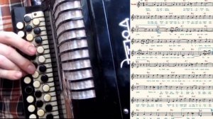 НА СОПКАХ - на баяне с нотами.mp4