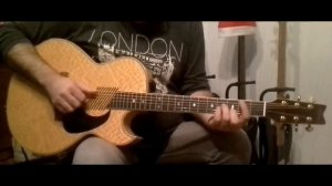 Behind Blue Eyes - The Who acc. guitar cover/testing Washburn EA 36 Marquee