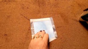 Как сделать карман  правильной формы. Шаблон для кармана.mp4