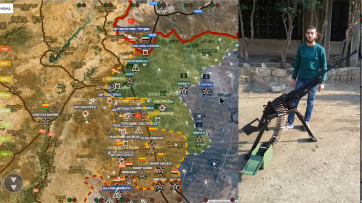 Обзор карты боевых действий в Сирии на сегодня.