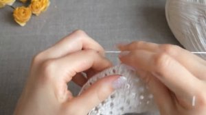 Простая салфетка для начинающих. Салфетка крючком. Simple crochet doily for beginners