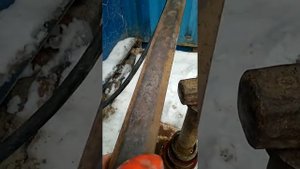 Как выровнять рессору без печи огня