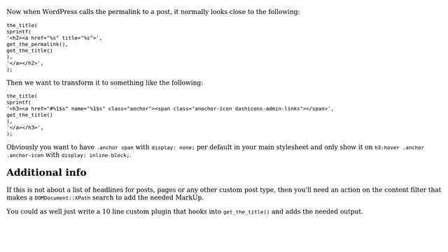 Wordpress: How to tranform Headlines into linkable permalinks? (3 Solutions!!) смотреть онлайн