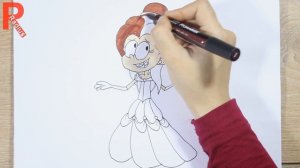 Мой Шумный Дом Луан в образе Принцесса Белль