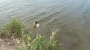 Рыбалка, Краснодарский край, Хутор Восточный, река сосыка.avi