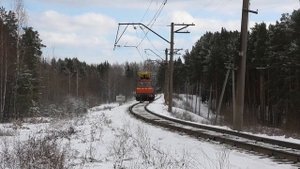 "Из-за поворота". Автомотриса 1АДМ1.3-1693