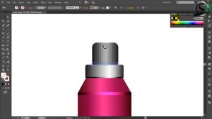 Realistic 3D Bottle Design !! 3d design in photoshop cs6 || 3d bottle in illustrator cc