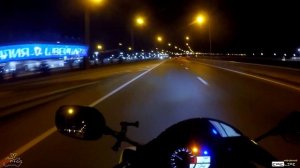 Опасная ночная езда на мотоциклах по городу-МХРНД 1.03