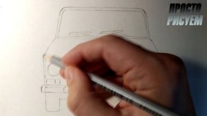 Как Нарисовать ВАЗ-2106, Рисунки для начинающих и детей #drawings