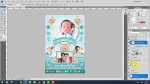 Desain #walldecor #Biobaby #Biodatabayi di Corel dan Photoshop,  #walldecor || Free Template CDR PS