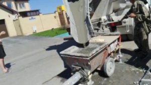 Растворонасос, прокачка пескобетона