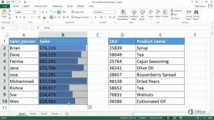 Conditional formatting in Excel 2013