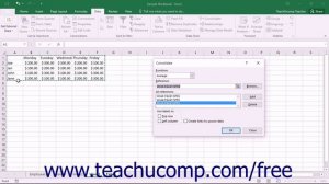 Excel 2016 Tutorial Consolidating Data Microsoft Training Lesson