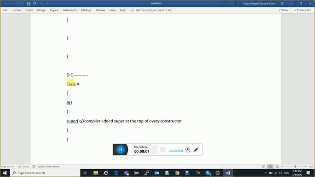 Core Java Online Training Session 85 | Java Tutorial in Hindi | Java Tutorial For Beginners