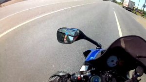 SUZUKI gsx-r600 k7 ( k6 ) acceleration light ( rider weight 136 kg without ammo ) ( by EKEN H3 )