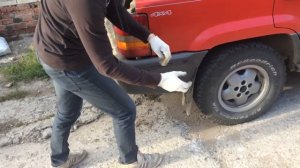 Снятие бампера Jeep Grand Cherokee ZJ 4.0