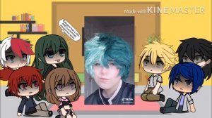 Pt2 MHA react to Midoriya and Bakugou’s middle school life/gacha life