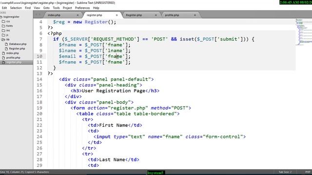Dynamic Login Register System With CRUD (Part - 5) смотреть онлайн