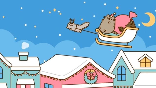 PUSHEEN Christmas Music Video смотреть онлайн