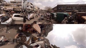 360 video: View of Chandni Chowk Market, Delhi, India