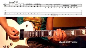Black Night RIFF (Deep Purple) GUITAR LESSON with TAB - All The Riffs! - Ritchie Blackmore