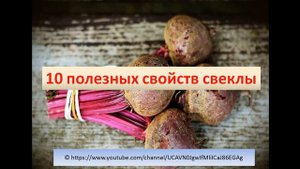 Польза свеклы. 10 полезных свойств продукта