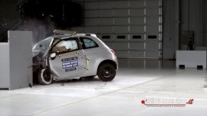 Crash test IIHS Small overlap - Fiat 500