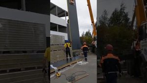 Монтаж сэндвич панелей. Вертикальный монтаж