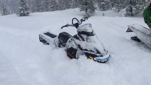Polaris pro rmk 800 155 riding to music.