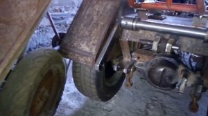 Мини трактор переломка, своими руками. Задняя навеска. Часть 2.