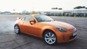 Взорвалось колесо на скорости - Самая лучшая тачка для дрифта Nissan 350z.mp4.mp4