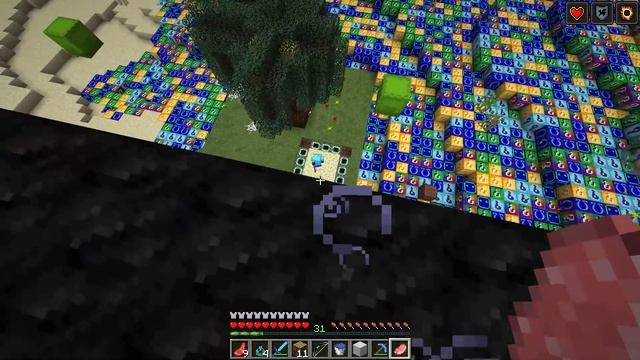 Minecraft Manhunt but the entire world is OP Lucky Blocks.. смотреть онлайн