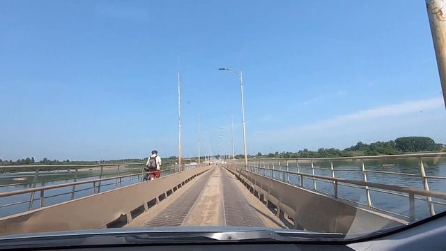 ПОНТОННЫЙ МОСТ. Юрга — Поломошное. река ТОМЬ