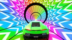 Экстремальный СПУСК БЕЗ ТОРМОЗОВ на Читерских Машинах в ГТА 5 Моды! (Крутые Тачки, Трамплин)