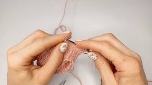 Кардиган для малыша платочной вязкой /возраст 1- 3 мес/ рост 56-62 см/ часть 1