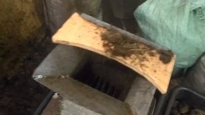 Машинка для измельчения конского навоза. Подготовка субстрата.