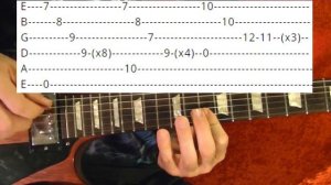 Unforgiven 3 Intro by Metallica - Guitar Lesson WITH TABS