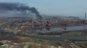 Ukraine Mariupol city Azovstal plant Today. (No comments)