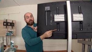 Монтаж телевизора на стену с помощью кронштейна KSL