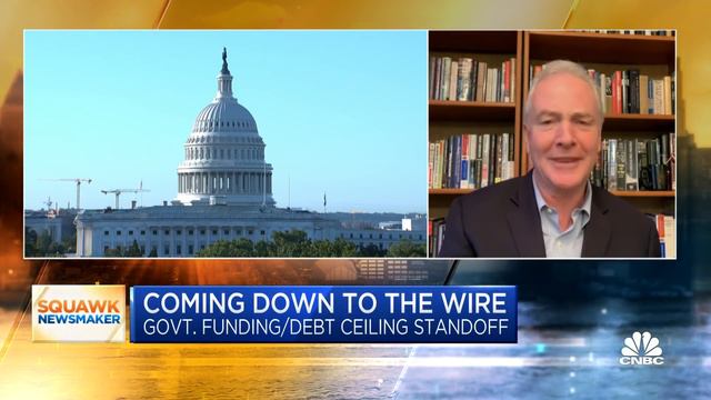 Sen. Chris Van Hollen on debt ceiling and reconciliation смотреть онлайн