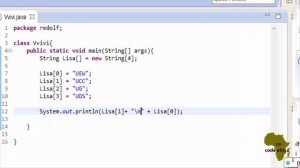 Java in Twi 39.Array Initializer And String Arrays