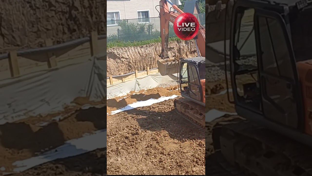 ДРЕНАЖ ПО-ВЗРОСЛОМУ  #строительстводомавидео #домизгазобетона #стройка