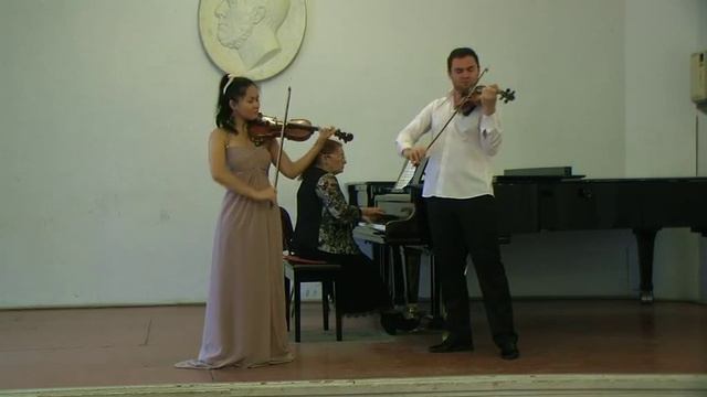 Liszt Hungarian Rhapsody for two violins and piano